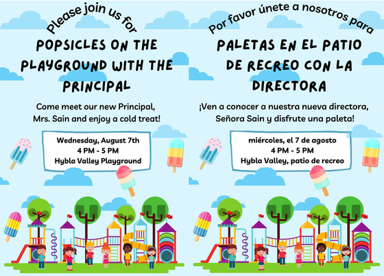 Popsicles on the Playground Flier