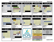 Image of 2024-2025 FCPS School Calendar