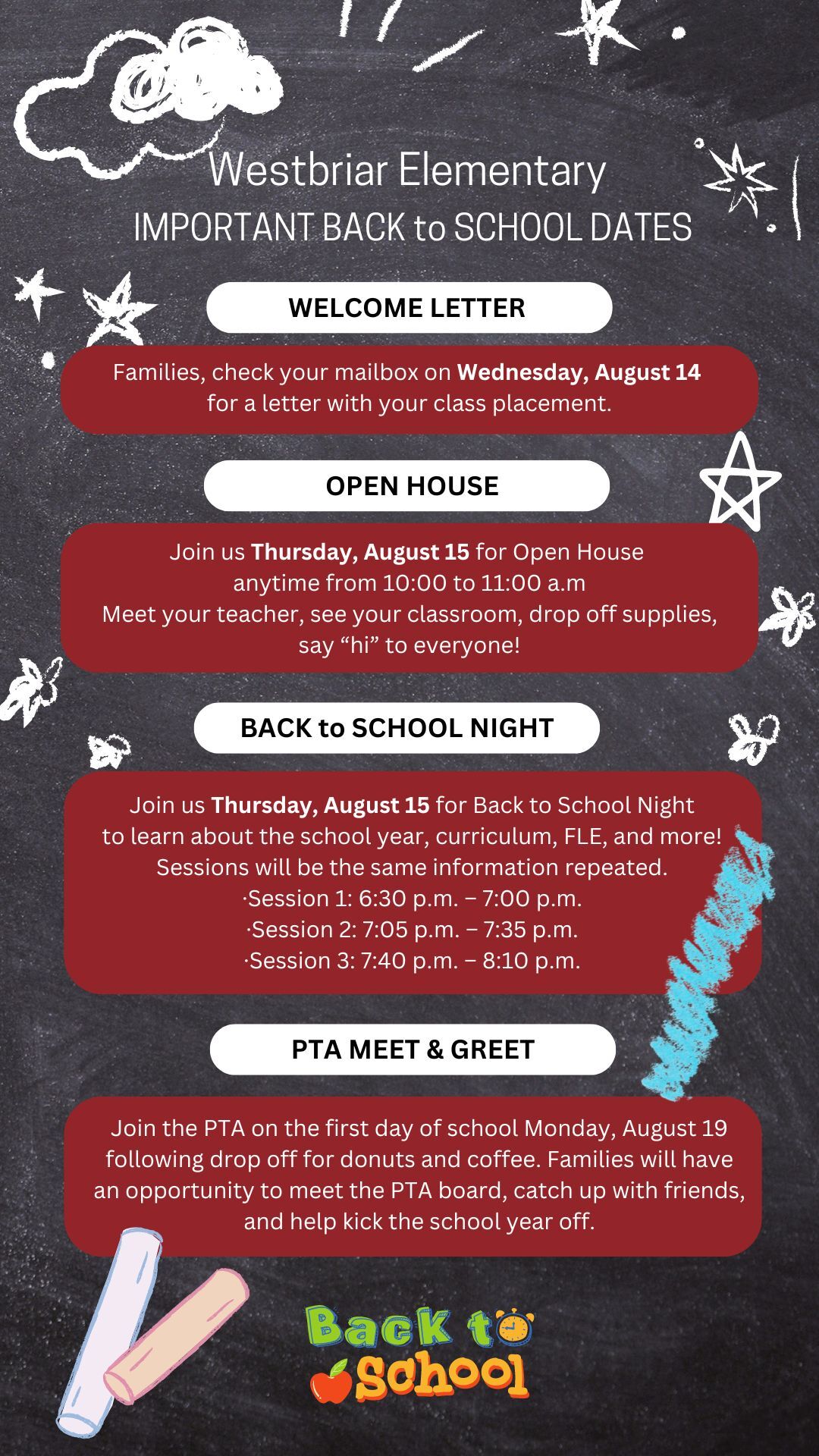 Back-to-School Flier