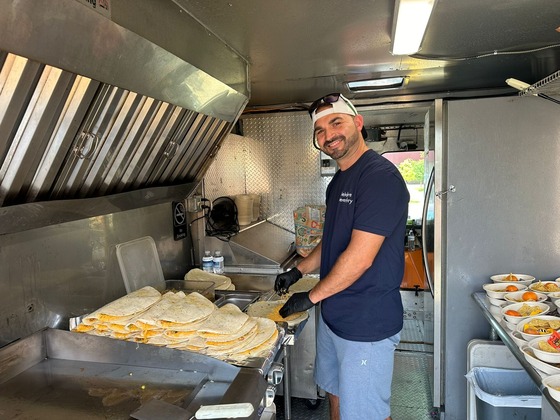 Food truck at open house