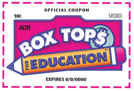 The logo for Box Tops for Education