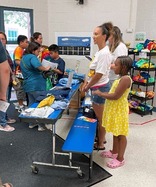 PTA members helping parents at Open House