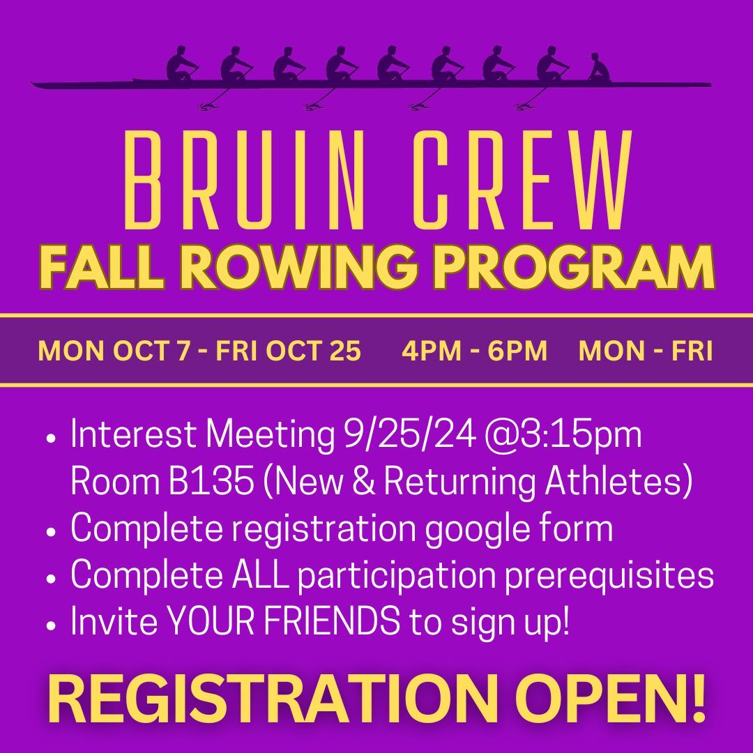 Fall Rowing Program Information