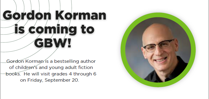 gordon korman banner