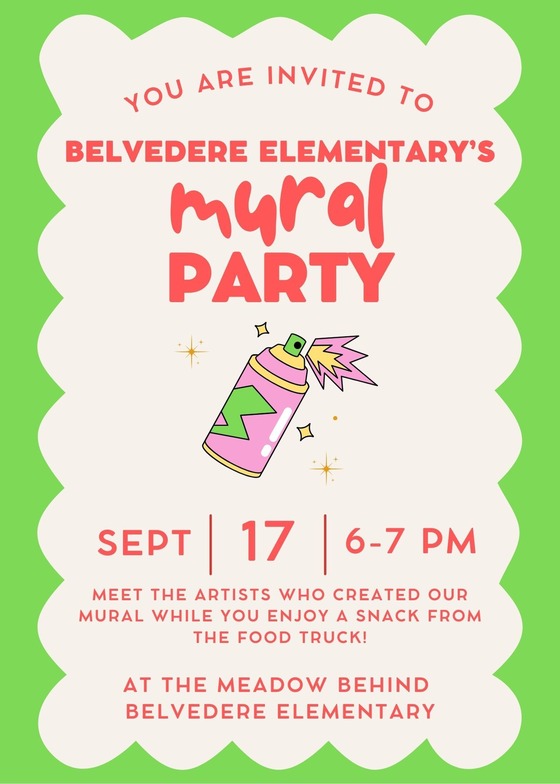 mural party invite