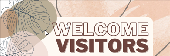 welcome visitors