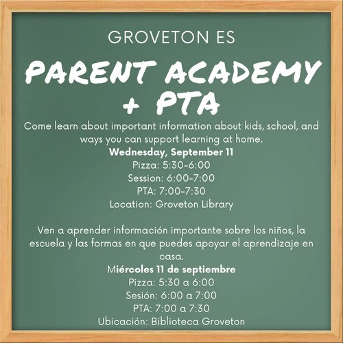 Parent Academy & PTA 