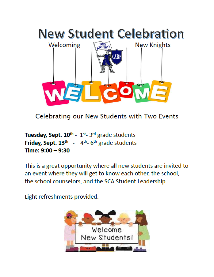 New student celebration 