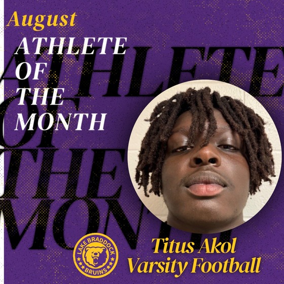 Titus - August 2024 Athlete of the Month