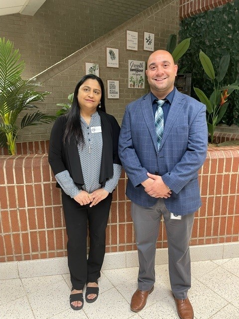 School Board Representative and Mr. Marotta at Back to School Night