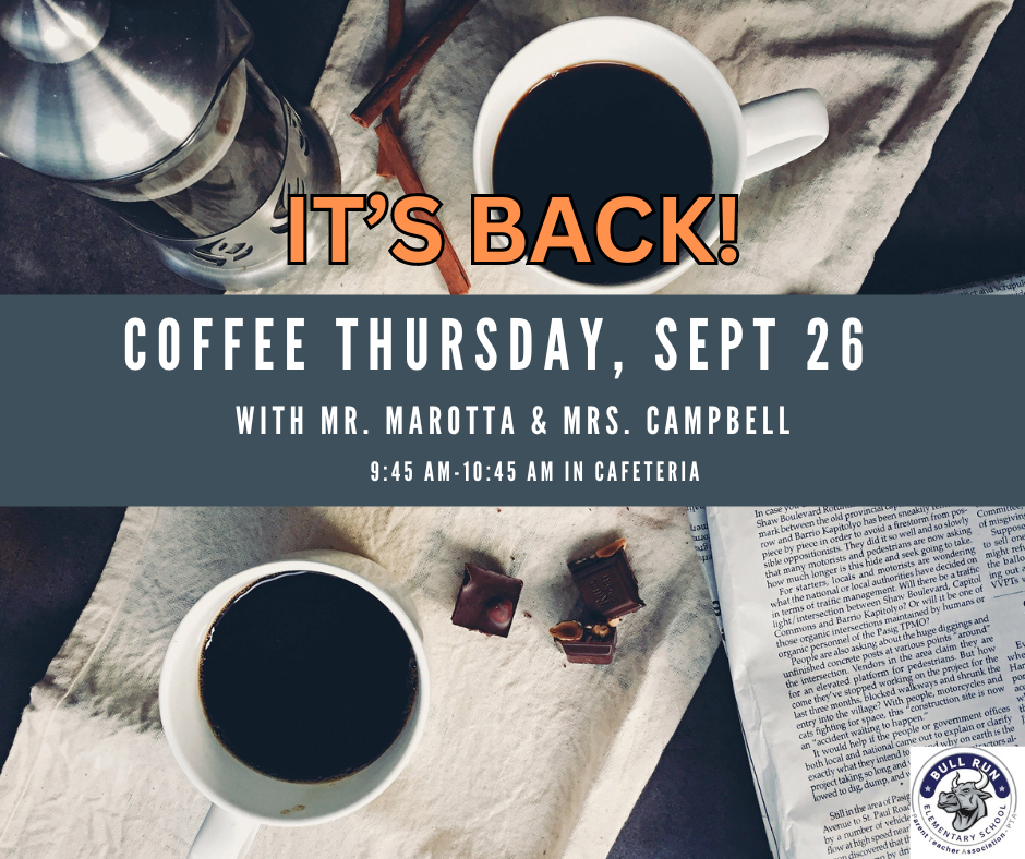 Coffee with Principals notification