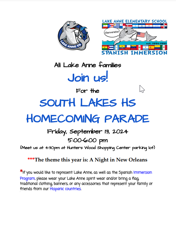 SLHS Parade Announcement