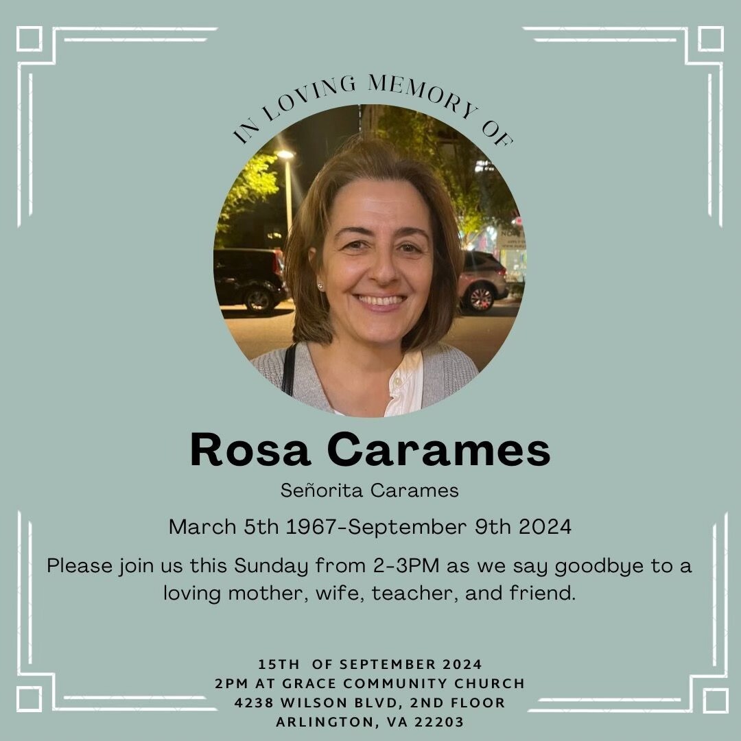 Memorial Info for Ms. Carames