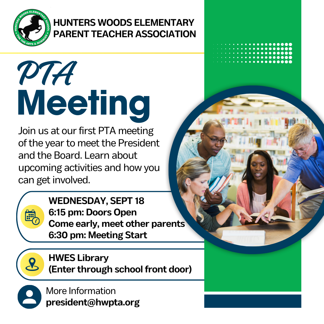 September PTA meeting flyer