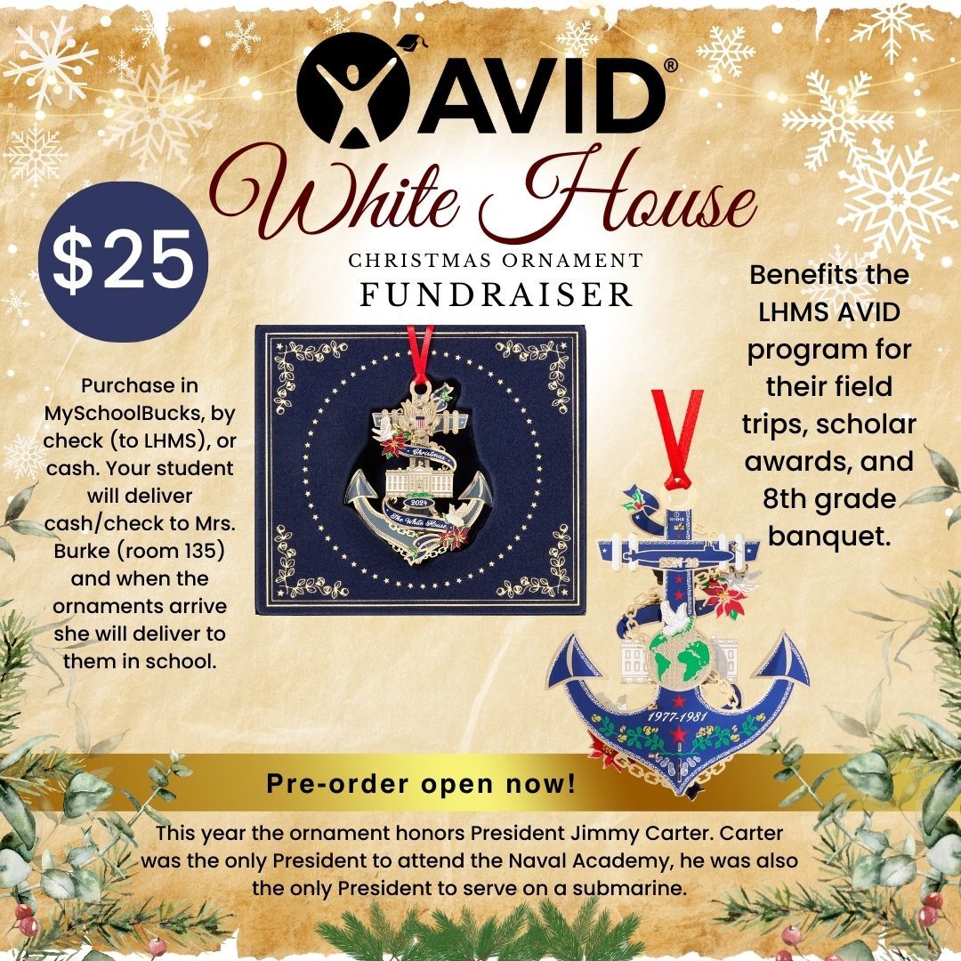 White House Christmas Ornament Fundraiser