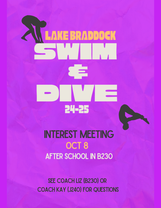 Swim & Dive Interest Meeting