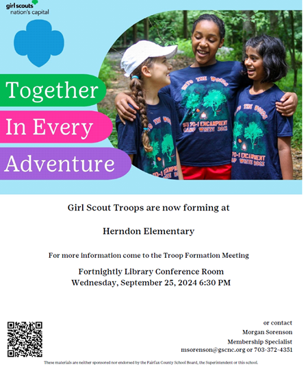 girl scout flyer