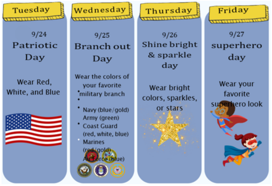 Blue Star Spirit Week