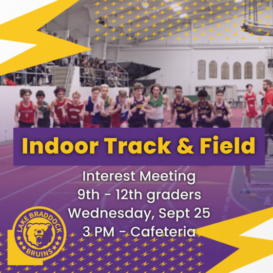 Indoor Track Interest Meeting