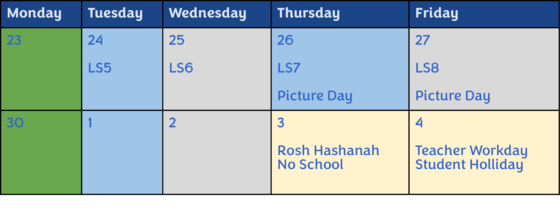 bell schedule