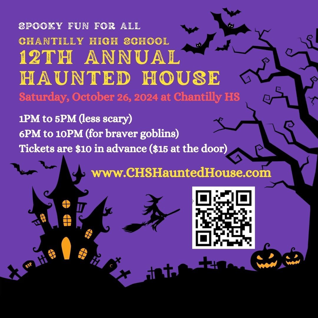 Chantilly Haunted House Flyer