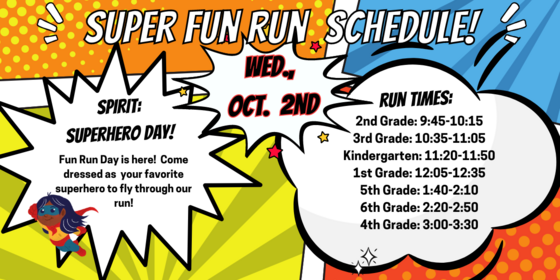 Updated Fun Run flyer