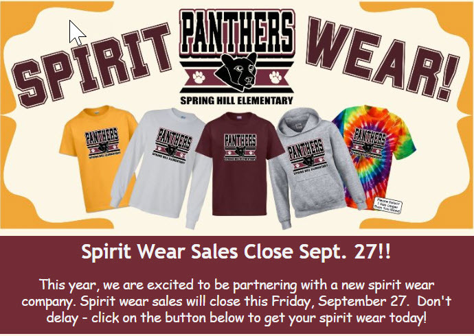 spirit wear