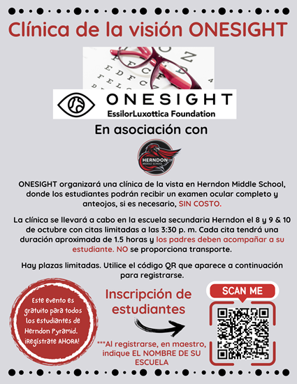 free vision clinic spanish