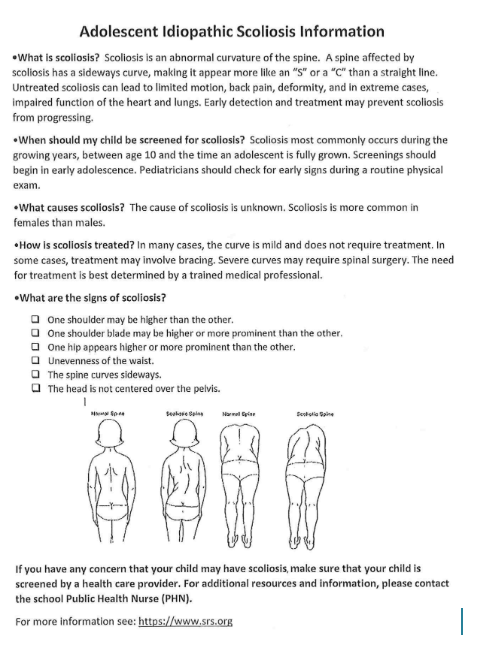 scoliosis information