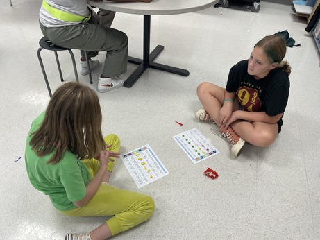 Students getting to know each other during after school clubs