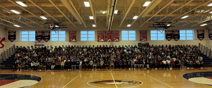 students in the gym