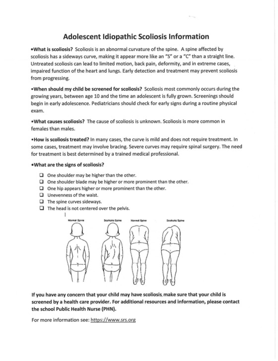 Scoliosis Information