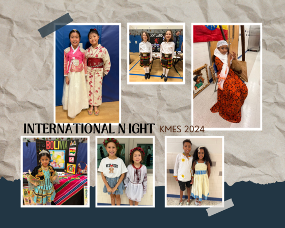 International Night collage