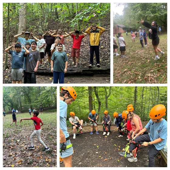 6th grade students at Hemlock field trip