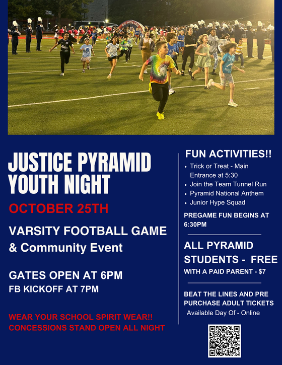 pyramid youth night