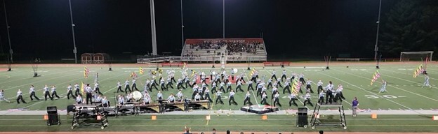 Woodson Band competing at VMBC 