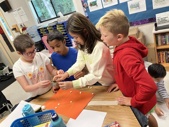 students doing science experiments