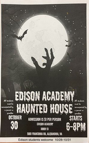 Edison HS Haunted House Flyer