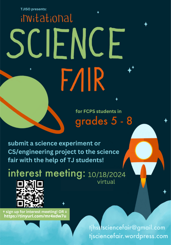 TJ Invitational Science Fair Interest Meeting