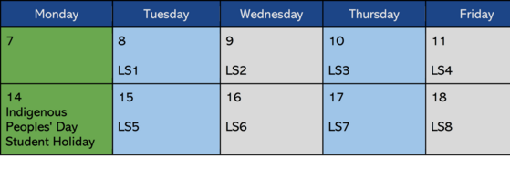 bell schedule