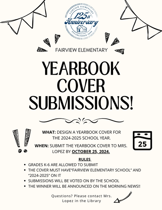 Yearbook submission flyers