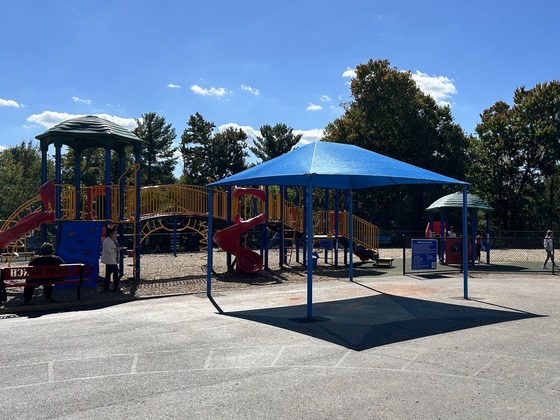 New Sun Shade on the Playground