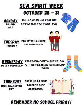 SCA Spirit Week