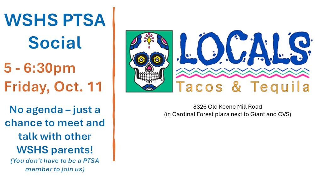 WSHS PTSA Social Tacos and Tequilas