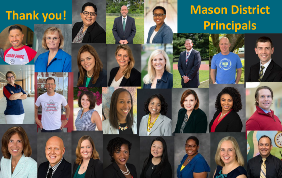 Collage of Mason District School Principals