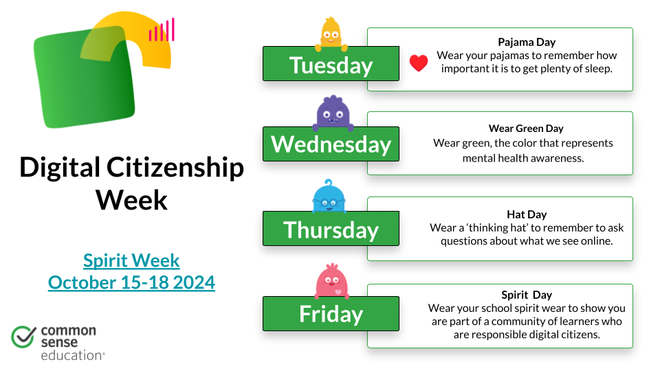 digital citizenship week flier