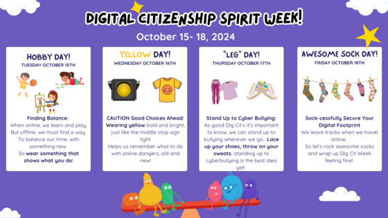 Digital Citizenship Spirit Week