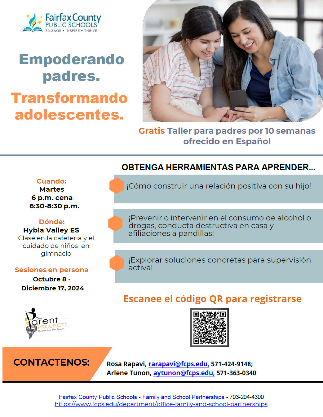 Parent Project Spanish Flyer