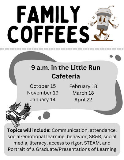 Updated Family Coffee Schedule