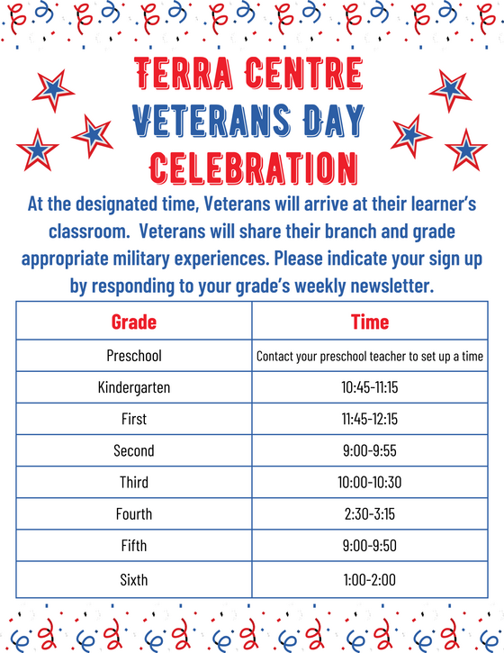 Veterans Day flyer